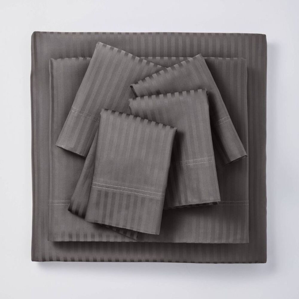 Open Box - Threshold Signature - Threshold 400 Thread Count Cotton Satee Gray
